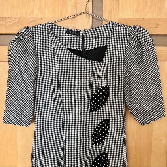 Vintage 1980s Silk Dress Capriccio - Picture 8 of 12